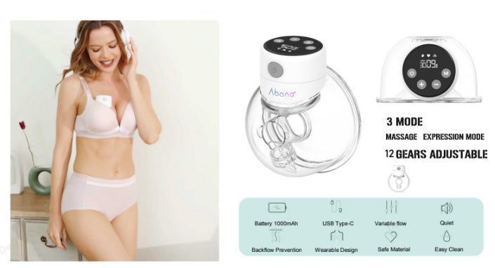 S12 Wearable Hands Free Breast Pump – Abana